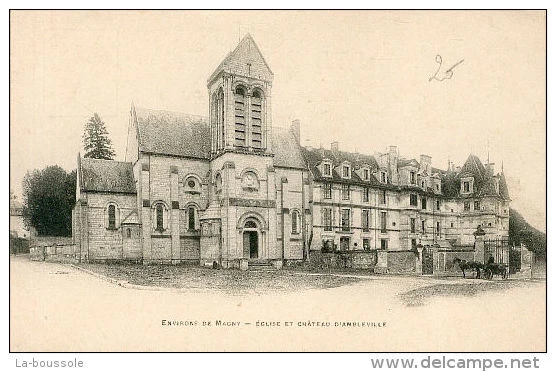 95 AMBLEVILLE - Church and Castle