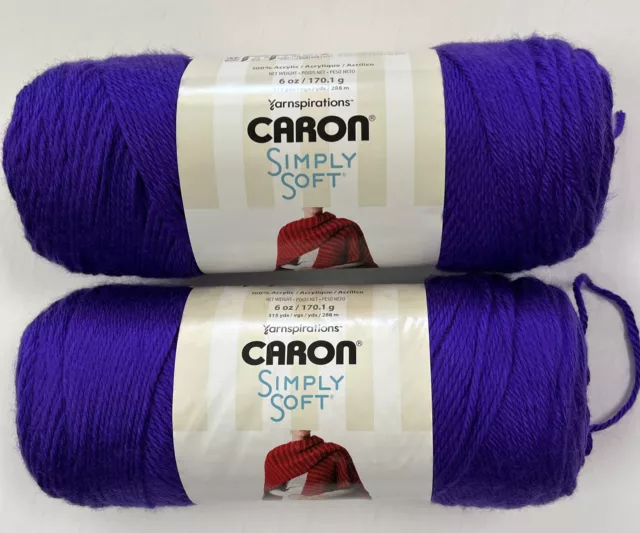 Caron Simply Soft Solids Yarn Purple