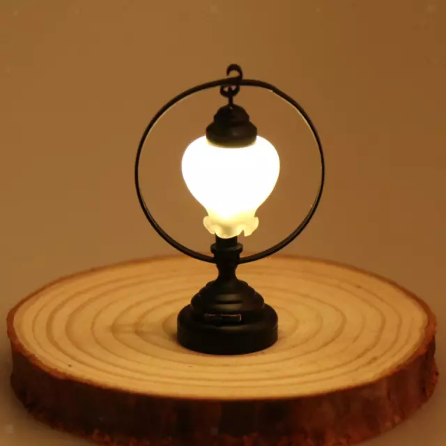 Lampe De Table Miniature En Métal Pour Maison De Poupée, Lampes De Bureau Pour