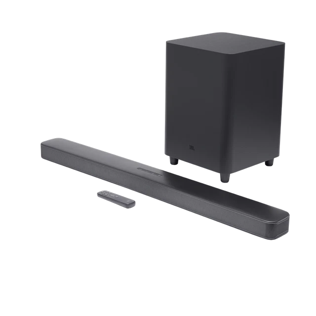 JBL BAR 5.1 Surround Soundbar with MultiBeam Sound Technology, Black