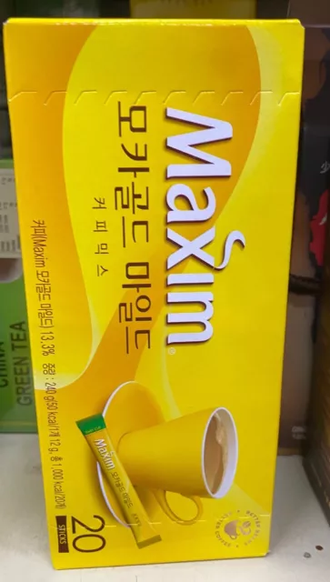 Korean Instant Mix Coffee Maxim Mocha Gold Mild