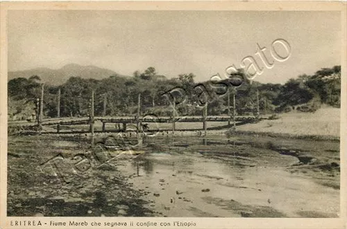 Colonie, Eritrea - Fiume Mareb al confine con Etiopia
