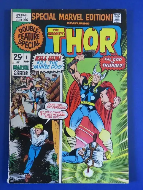 Special Marvel Edition #1 The Mighty Thor Comic Book  ~ Marvel 1971 ~ Fn+