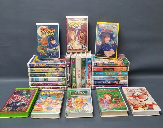 VINTAGE VHS TAPES Movies Kids Family Bulk Media Resellers Lot Classic