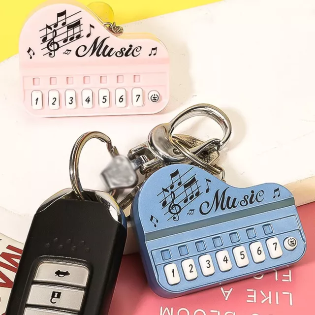 Compact Electronic Keyboard Keychain Piano Portable Musical Instrument