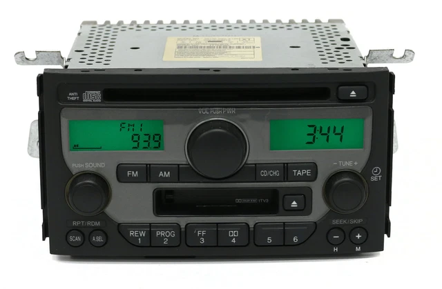 2003-05 Honda Pilot OEM AM FM Radio CD Cassette Player 39100-S9V-A100 Face 1TV3