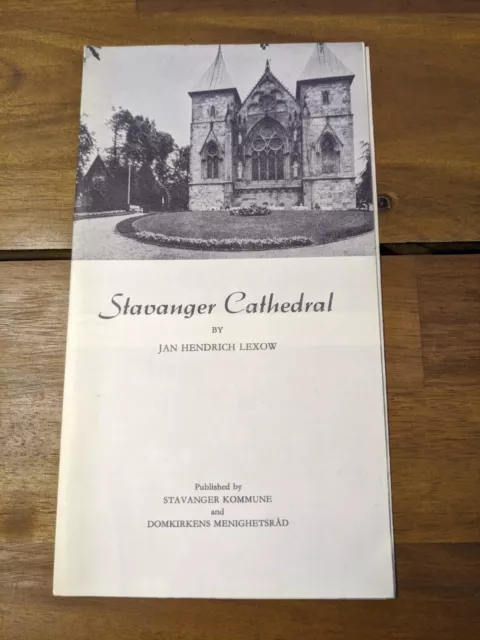 Vintage Norway Stavanger Cathedral Brochure