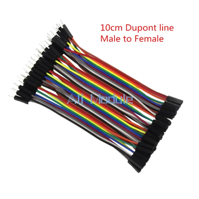 New 40PCS Dupont 10CM Male To Female Jumper Wire Ribbon Cable for Arduino