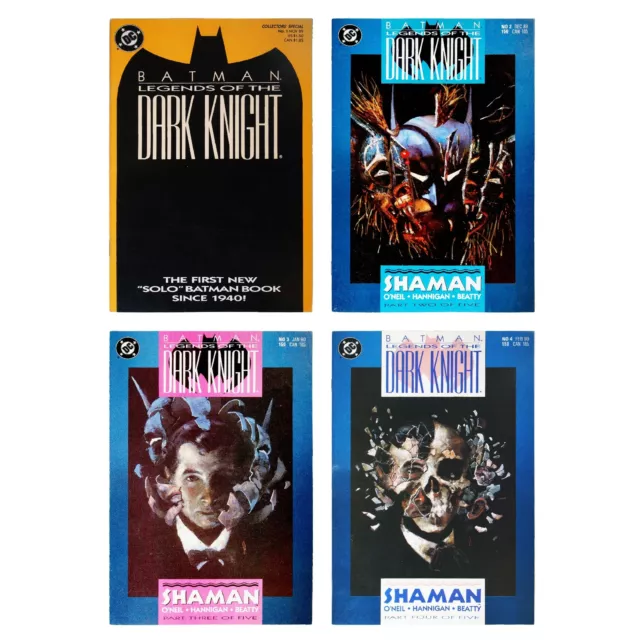 Batman - Legends of the Dark Knight : Issues #1-4 (1989 DC Comics) George Pratt