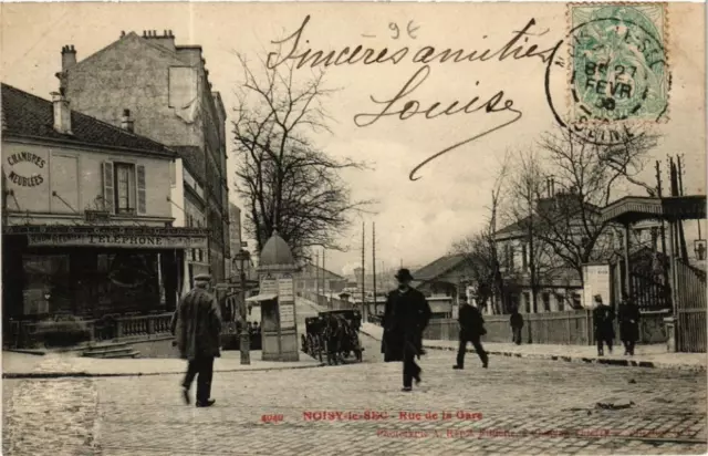 CPA AK NOISY-le-SEC Rue de la Gare (569048)