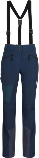 Mammut Damen Hose Skihose Winterhose Outdoorhose, Marineblau,DE 42 kurz