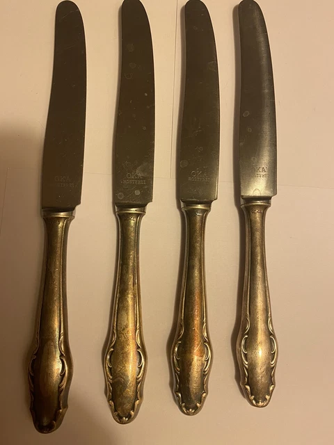 OKA - 4 Messers - 90er Silber - ca. 21 cm