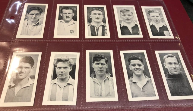 Mitcham Foods Set Footballers Stanley Matthews John Charles Tom Finney 1956