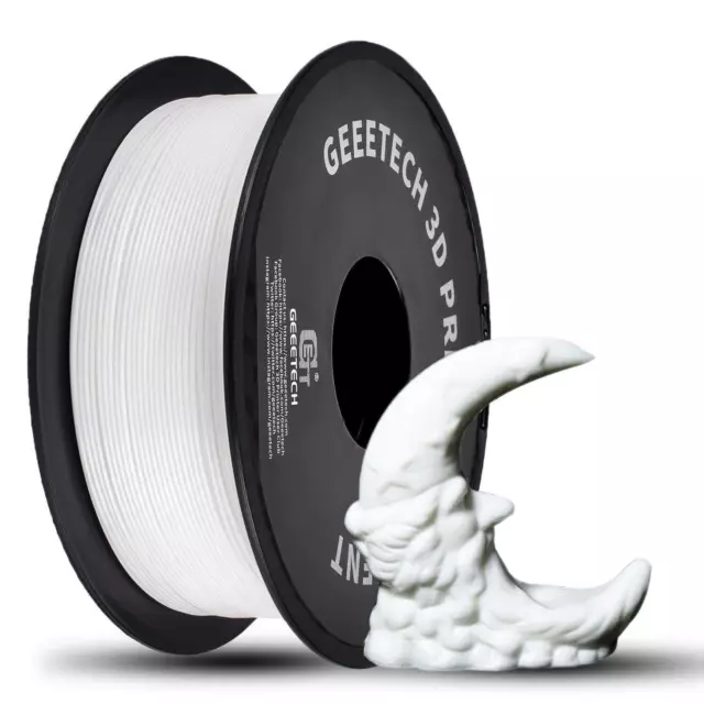 Geeetech imprimante 3D Filament PLA bobine 1,75mm 1kg blanc+noir Consommables FR 2