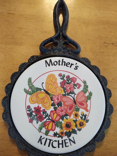 Vintage Mid-State Trivet/Hot Plate "Mother's Kitchen" Cast Iron