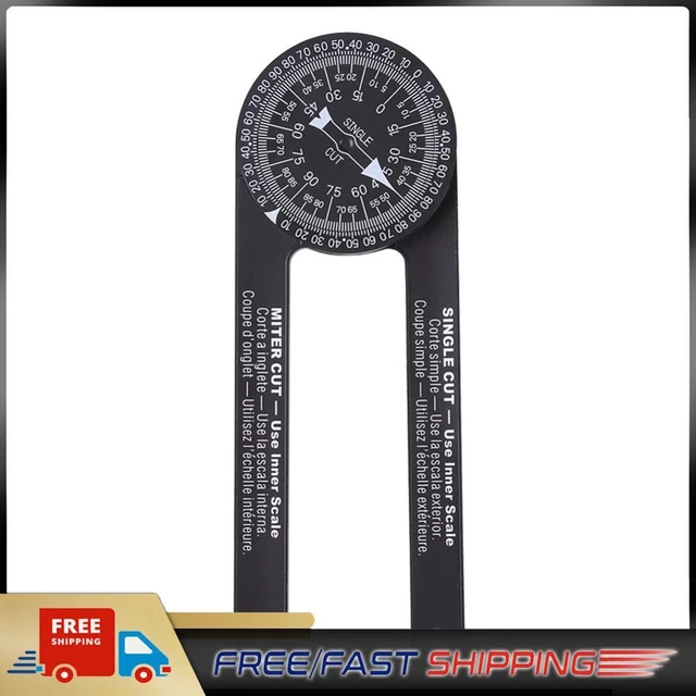 Woodwork Mitre Saw Protractor Accurate Angle Finder Tool (without pencil) #1