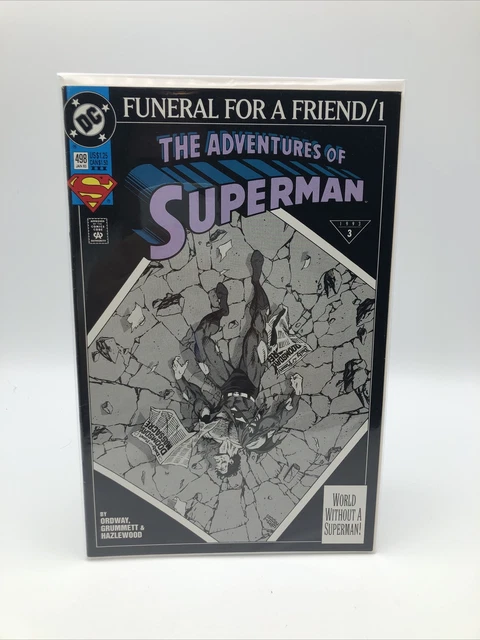 The Adventures Of Superman - #498 : Funeral For A Friend #1 - DC Comics - (1993)