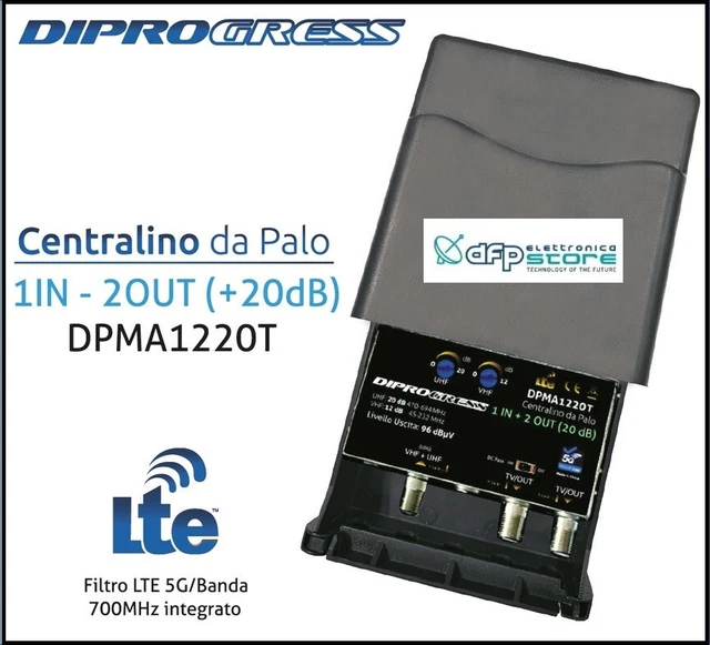 Miscelatore Da Palo MIX/VU 2 LTE - Per Segnale VHF E UHF, Con Filtro LTE E Attacco F - Foto 8