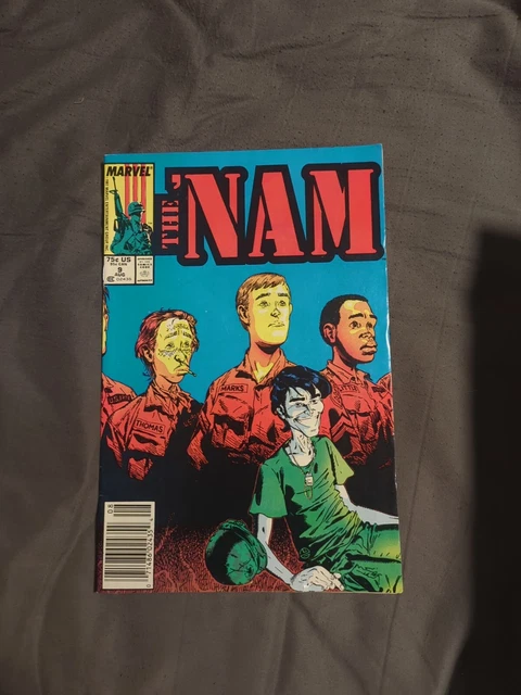 The 'Nam #9 Marvel 1987 Military Vietnam War First Print Copper Age Comic Book