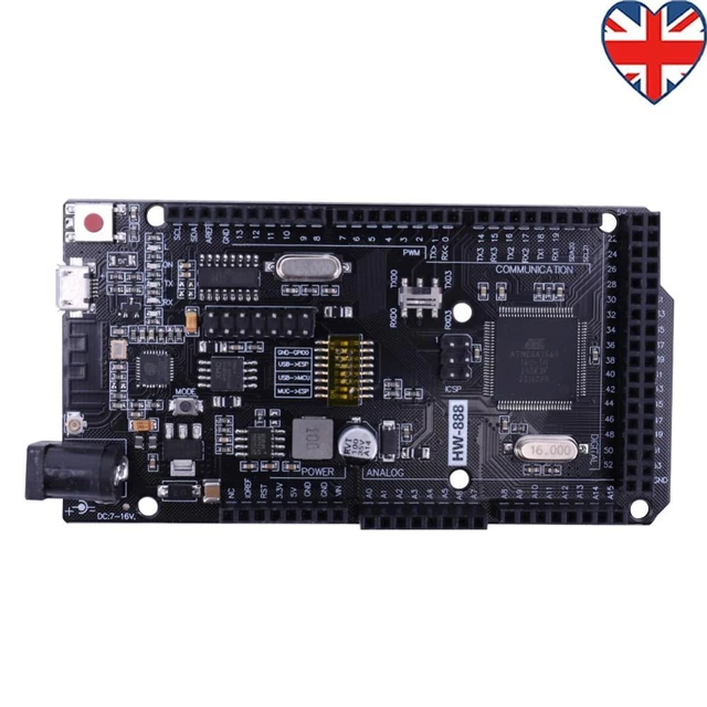 WIFI R3 ATMEGA2560 + ESP8266 USB-TTL CH340 32M Memory for Arduino Mega ...