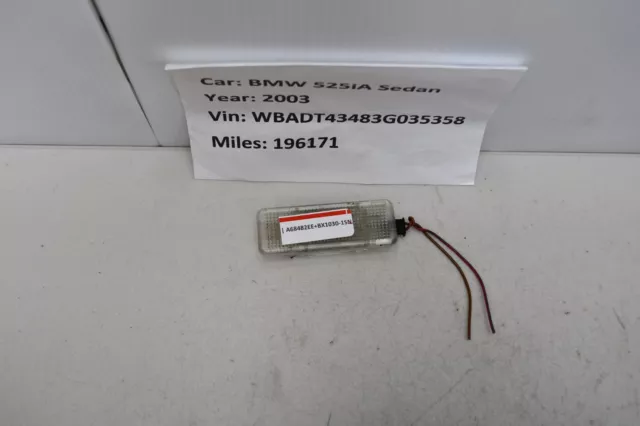 2003 BMW 525i Glove Box Light Lamp 63310142519 OEM & SANA