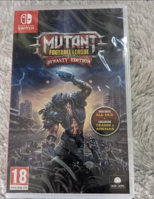 MUTANT FOOTBALL LEAGUE Nintendo Switch Game DYNASTY EDT Inc All DLC New Sealed