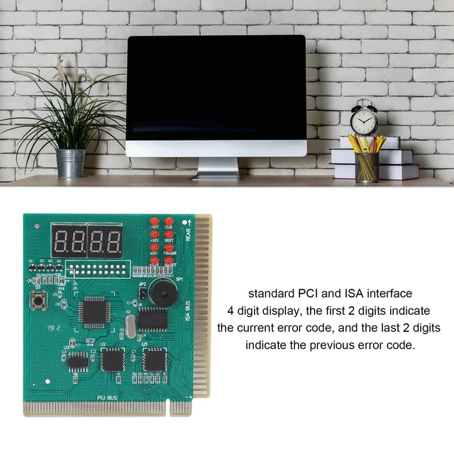 DIAGNOSTIC PCI 4-DIGIT Card PC Motherboard Post Checker Tester Analyzer ...
