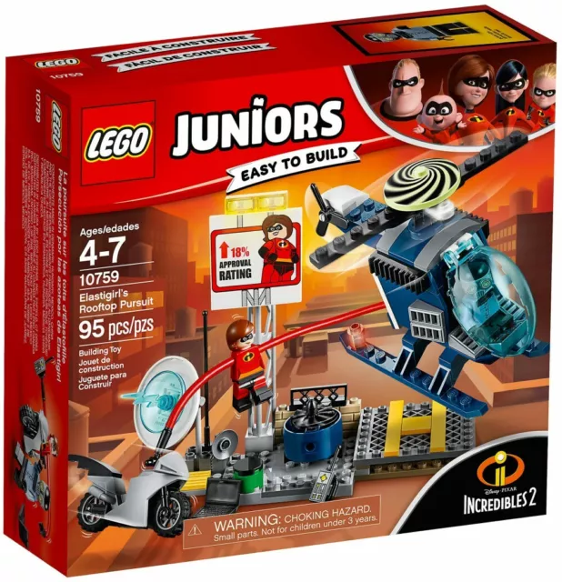 Lego Juniors LES INDESTRUCTIBLES 2 La poursuite sur les toits d'Elastigirl 10759