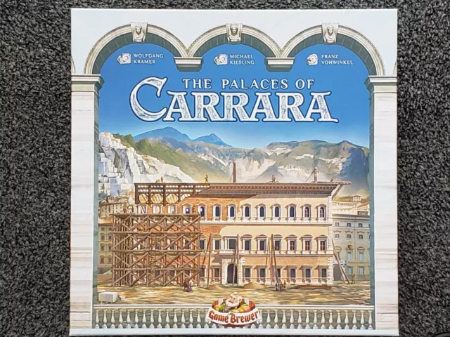 The Palaces Of Cararra Strategy Board Game. 2Nd Edition. Includes Retro Pack....