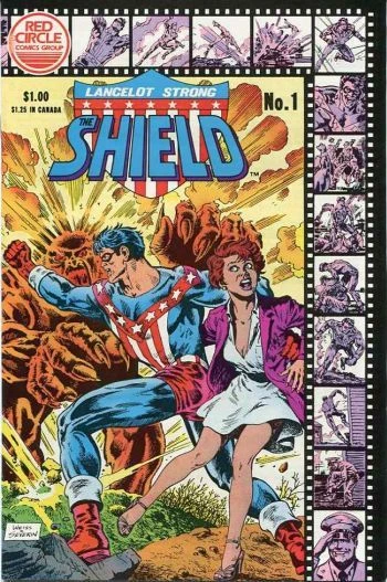 Lancelot Strong The Shield #1-3 Near Mint Complete Set 1983 Red Circle Comics
