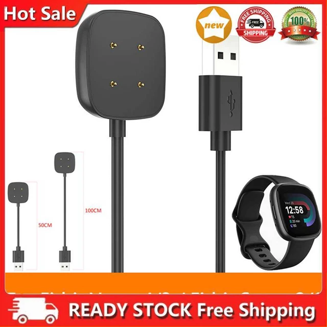 1/2 pz supporto cavo di ricarica 5 V 1 A 50/100 cm adattatore caricabatterie per Fitbit Sense 2/1