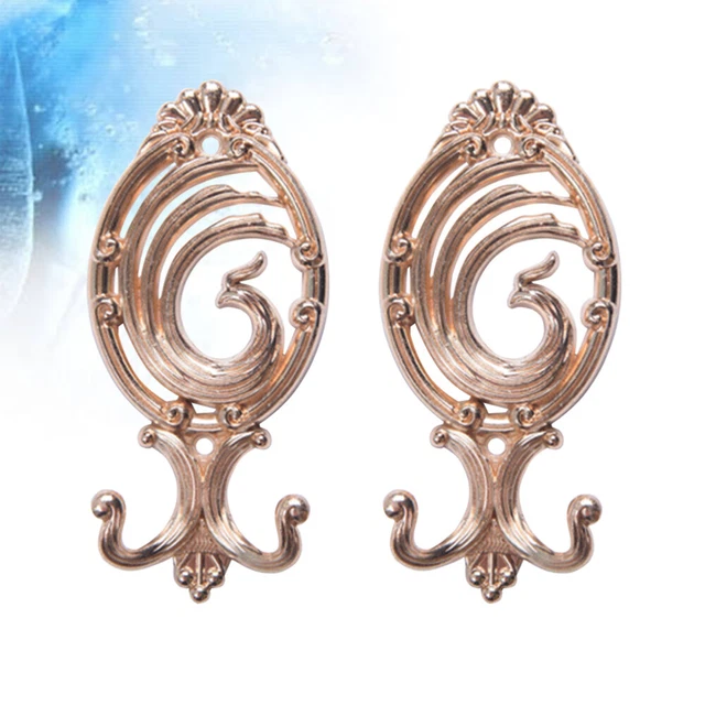 Metal Curtain Tiebacks Hooks Curtain Hooks Drapes European Style
