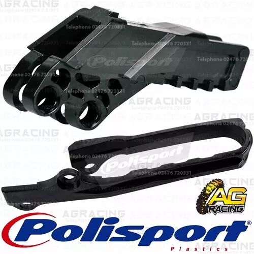 Polisport Black Chain Guide & Slider Kit For Kawasaki KX 250F 2007 KXF 250 2007