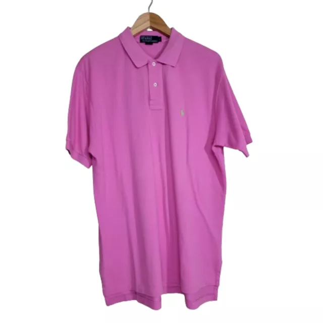 RALPH LAUREN HOT Pink Polo Shirt - Large $33.00 - PicClick