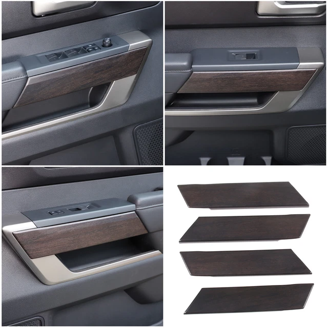 Oak wood pattern Interior Door panel Overlay Trim Fits Tundra SR SR5 2022-2024
