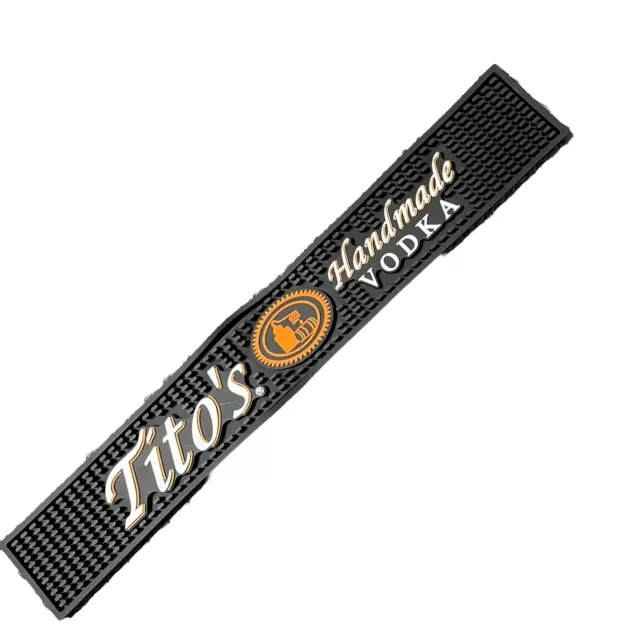 ￼NEW Tito's Vodka Rail Runner Bar Drip Mat