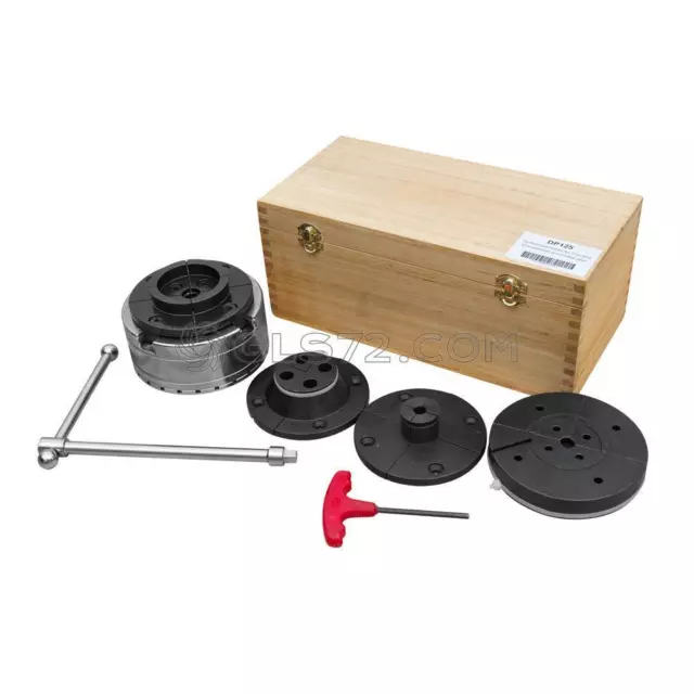 Kit Mandrino Professionale A 4 Griffe M33 125 Mm Per Tornio Legno Holzmann Dp125