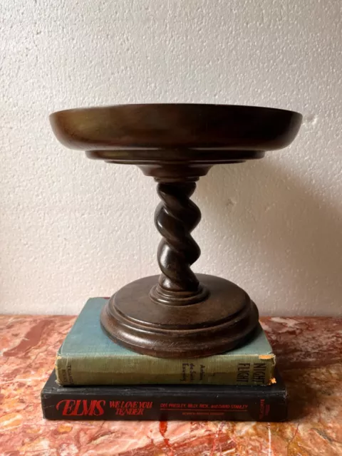 Southern Living at Home Barley Twist Pedestal 9” Decor Cake Candle Stand