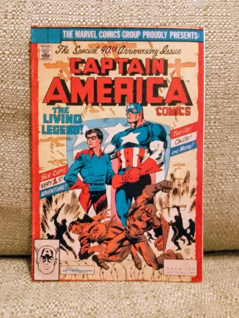 Captain America - Special 40th Anniversary Issue - Shan Lon MPI Audio Variant