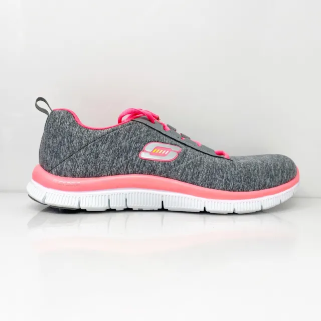 Skechers Womens Flex Appeal 2.0 11883 Gray Running Shoes Sneakers Size 9