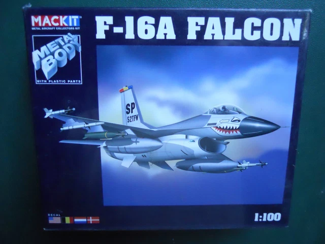 ARMOUR FRANKLIN MINT Mackit Kit Metal 1 100 Avion F 16 A Falcon Mib EUR 29 90 PicClick FR
