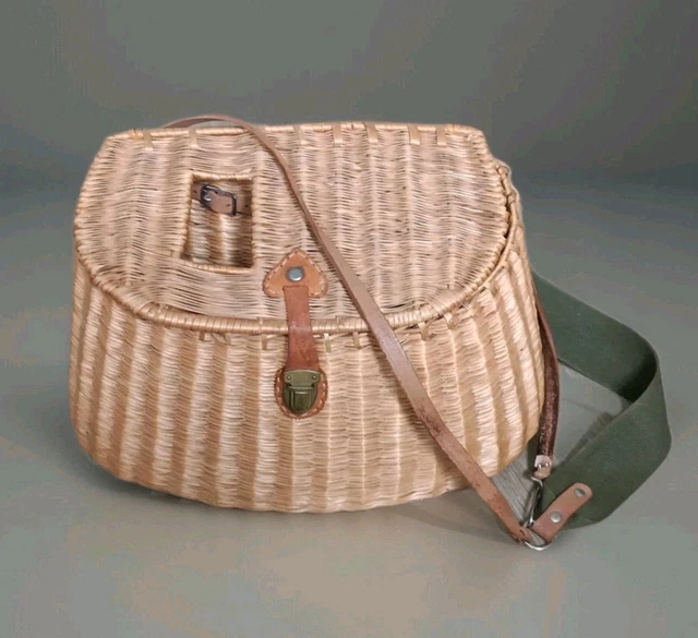 Panier pêche à la mouche ancien