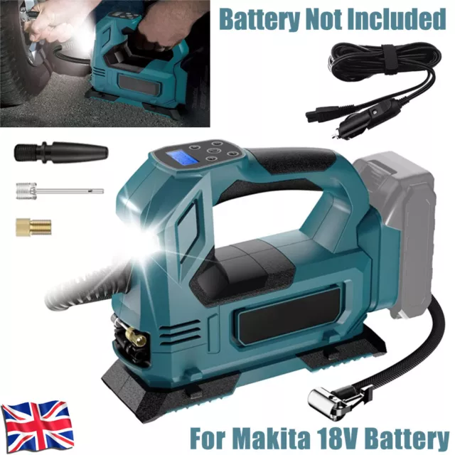 Cordless Car Air Compressor Tyre For Makita 18V Battery Inflator Pump 160PSI New