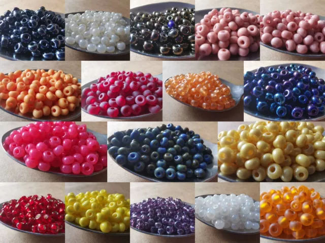 Czech seed beads Preciosa rocailles 6/0 10g pack