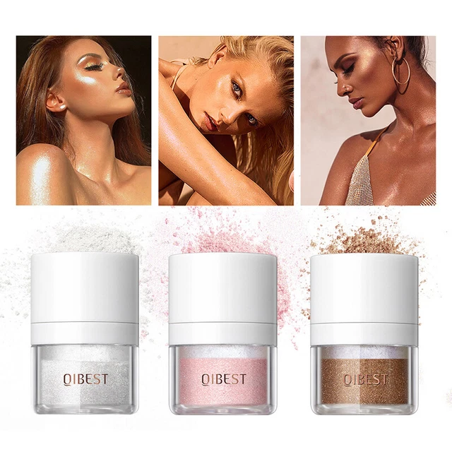 Polvere riparazione viso trucco bellezza glitter polvere cosmetici polvere lucida