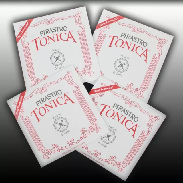 Pirastro Tonica 4/4-1/32 Violino Violon Violino Saten Set Strings Set