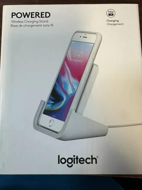 Logitech Powered Wireless Charging Stand for iPhone 8, 8 Plus, X, XS, XS Max XR