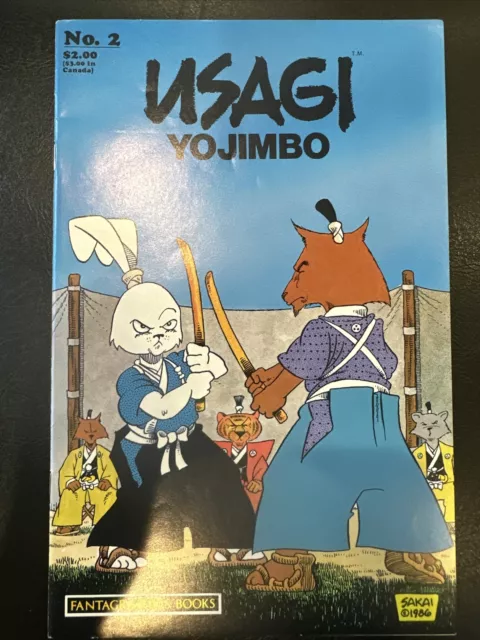 Usagi Yojimbo #2 Stan Sakai Fantagraphics Comics 1987 Copper Age