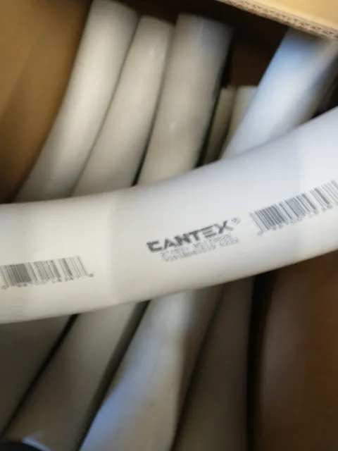 Cantex Standard Radius PVC Conduit Elbow B5133828 2” 90 Deg Sch 40,Gray Lot Of 5