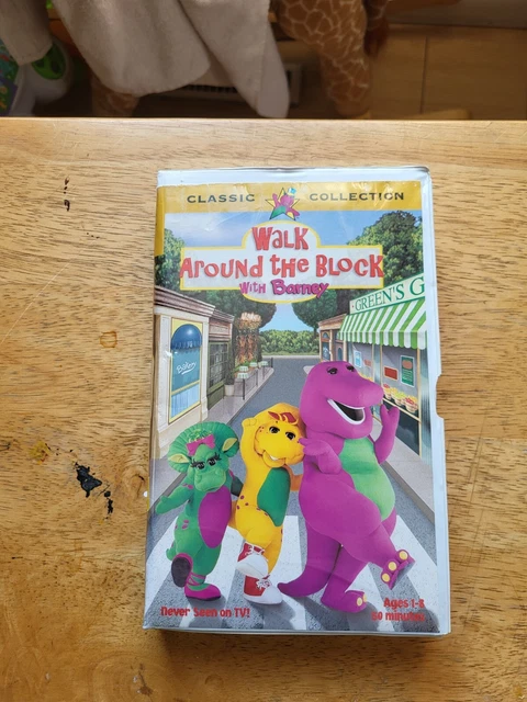 BARNEY - WALK Around the Block with Barney (VHS, 1999) 6 $10.49 ...